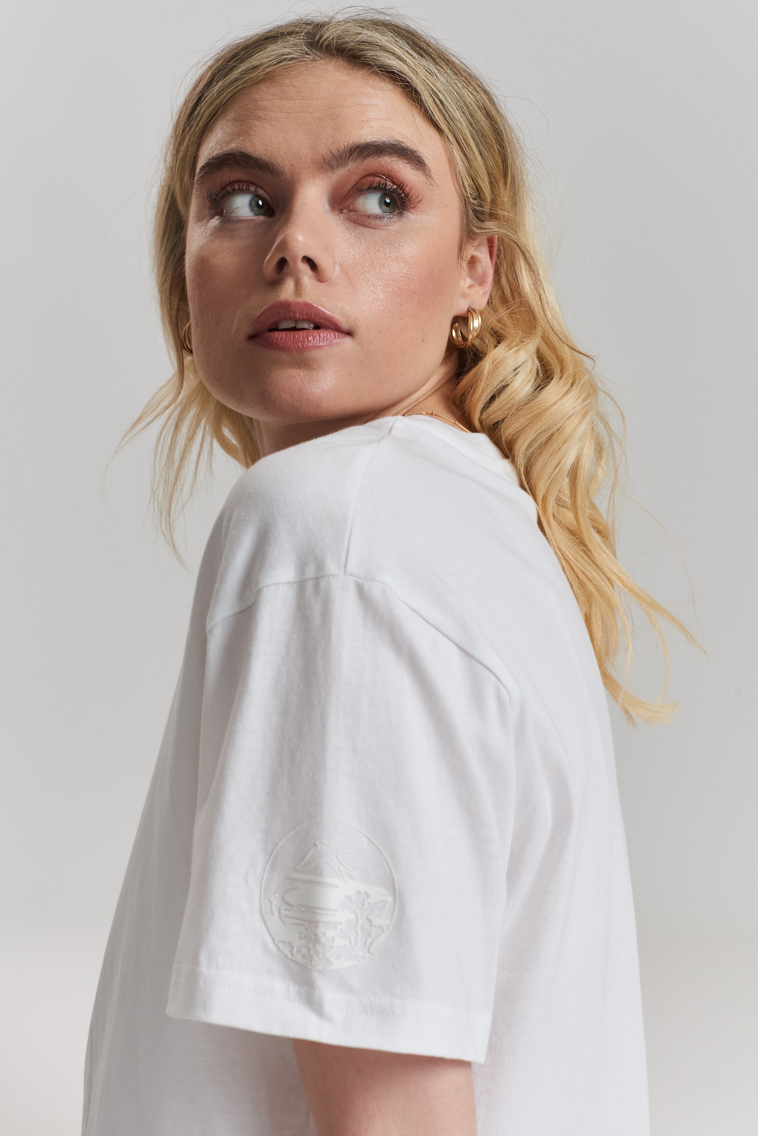 Bassia ethical-cotton T-shirt - Glacier White